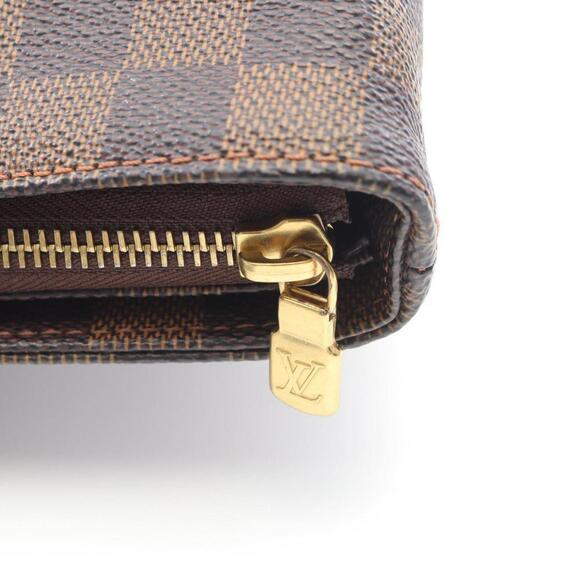 LOUIS VUITTON Authentic Brown Damier Leather Tote Bag - Picture 12 of 12